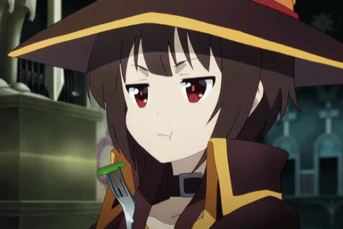 Megumin Eating GIF - Megumin Eating Chewing GIFs