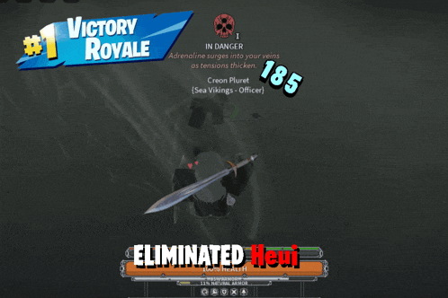 a screenshot of a video game that says victory royale on it