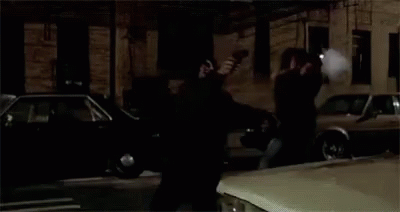Paid In Full Shoot Out GIF - Paid In Full Shoot Out Gun Men GIFs