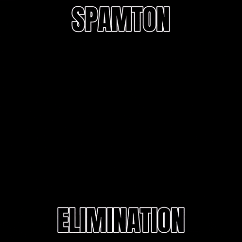 a picture of an explosion with the words spamton and elimination on it