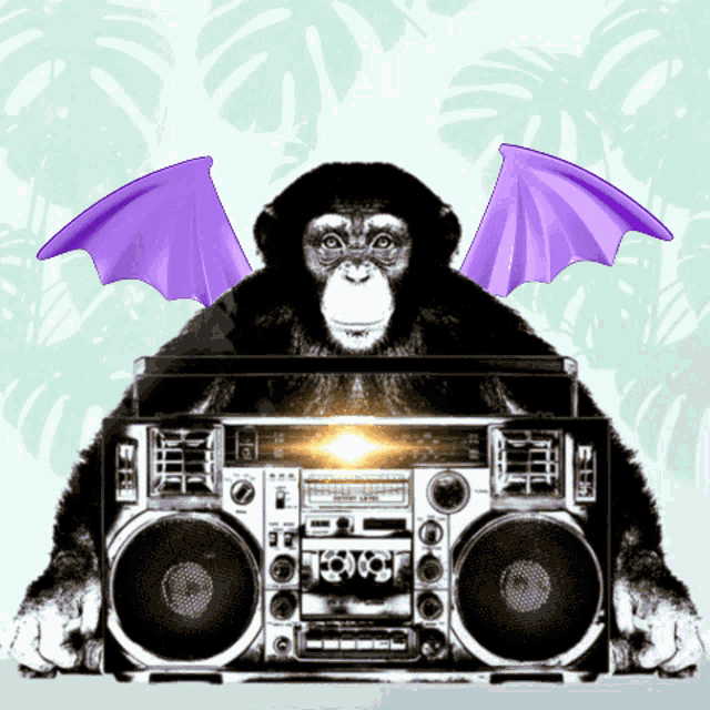 Jungle Music Chimp GIF - Jungle Music Chimp Bubbles GIFs