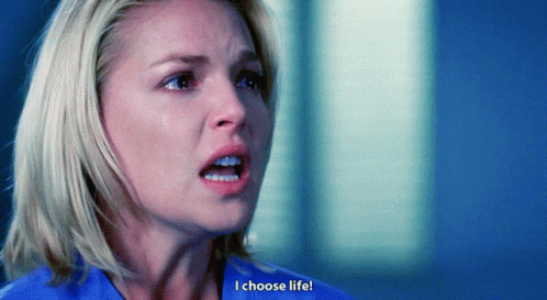 Greys Anatomy Izzie Stevens GIF - Greys Anatomy Izzie Stevens I Choose Life GIFs
