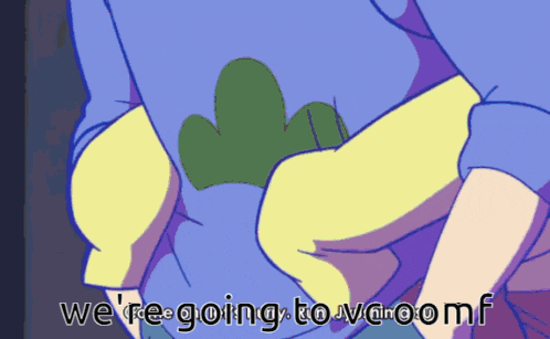 a cartoon of a person with the words we 're going to varoomf on the bottom