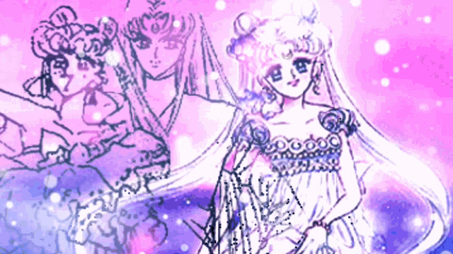 Queen Serenity Princess Serenity GIF - Queen Serenity Princess Serenity Artemis GIFs