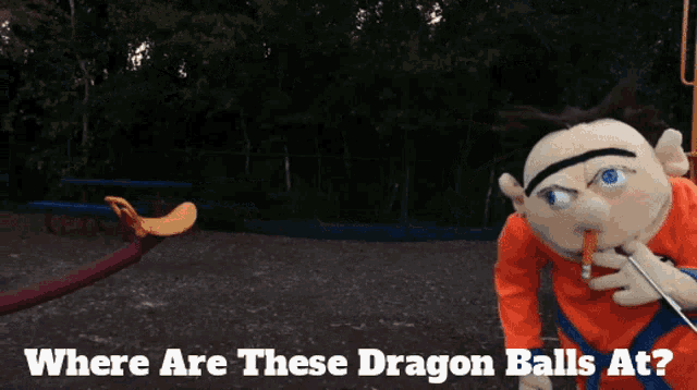 where are these dragon balls at written on a sign
