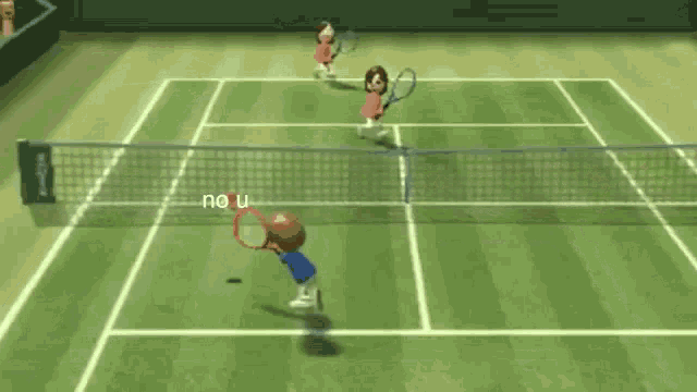 No U Wii GIF - No U Wii Tennis GIFs