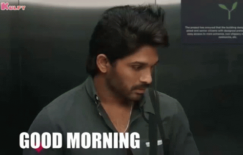Good Morning Allu Arjun GIF - Good Morning Allu Arjun Gif GIFs