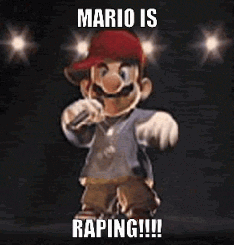 Super Mario Mario Is Rapping GIF - Super Mario Mario Is Rapping Rapper GIFs