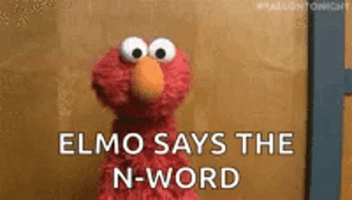 Elmo Evil GIF - Elmo Evil N Word GIFs