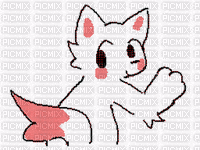 a drawing of a cat with the word picmix written on it