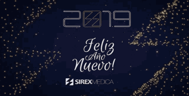 feliz ano nuevo is written in white on a blue background