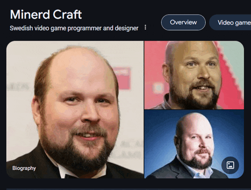 minerd craft swedish video game programmer and designer