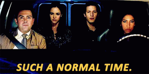 Such A Normal Time Not Normal GIF - Such A Normal Time Not Normal Brooklyn Nine GIFs