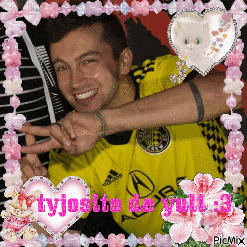 a picture of a man with the words tyjosito de yulli 3 on it