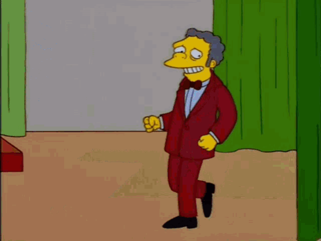 Moe Awkward GIF - Moe Awkward The Simpsons GIFs
