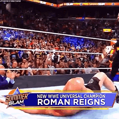 Roman Reigns Paul Heyman GIF - Roman Reigns Paul Heyman Universal Champion GIFs