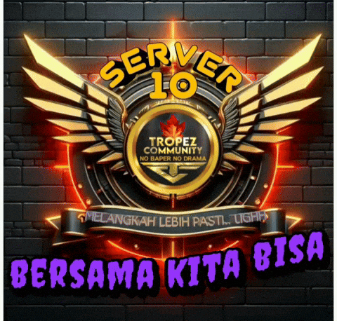 server 10 tropez community no baper no drama logo