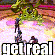a picture of a video game with the words get real