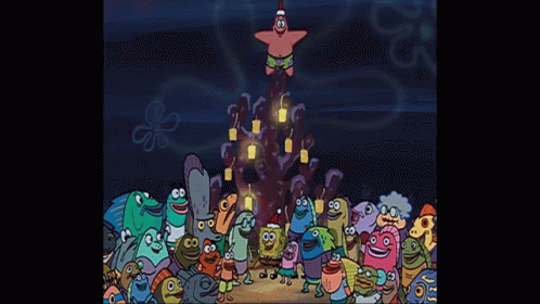 Spongebob Christmas Mr Krabs GIF - Spongebob Christmas Mr Krabs Mr Krabs Singing GIFs