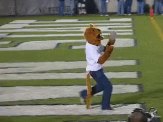 Penn State Mascot Celebrate GIF - Penn State Penn State Gifs Nittany Lion GIFs