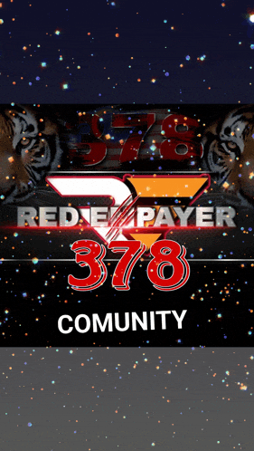 a poster for redepayer 378 community with tigers on it