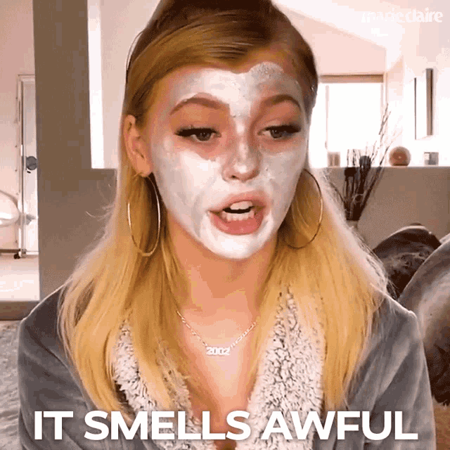 It Smells Awful Loren Gray GIF - It Smells Awful Loren Gray Marie Claire GIFs
