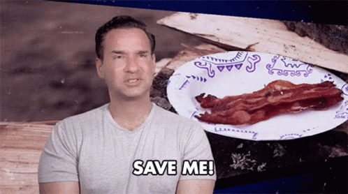 Save Me Bacon GIF - Save Me Bacon I Need A Hero GIFs