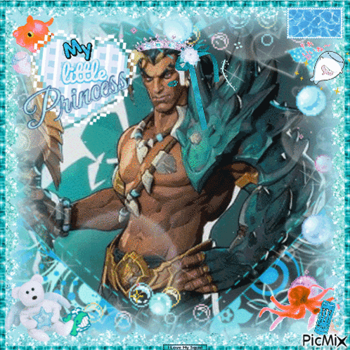 a picture of a man with a crown that says my little princess on it