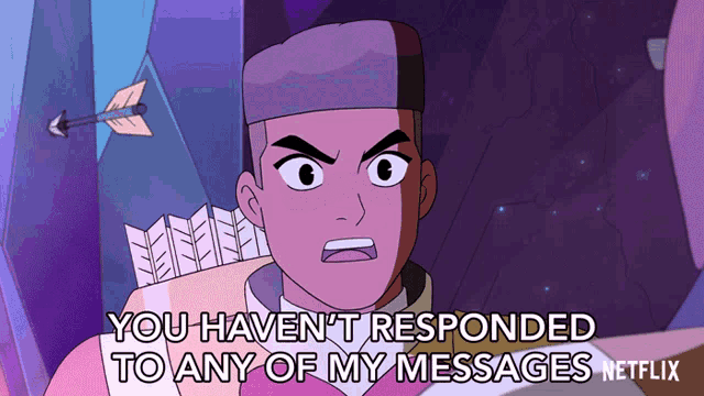 You Havent Responded To Any Of My Messages Bow GIF - You Havent Responded To Any Of My Messages Bow Shera And The Princesses Of Power GIFs