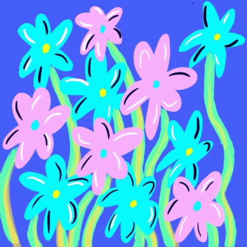 Windy Flowers GIF - Windy Flowers Windyflowers GIFs