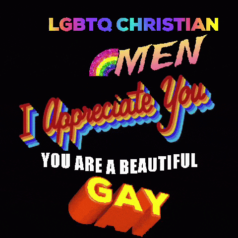 lgbtq christian men i appreciate you you are a beautiful gay poster