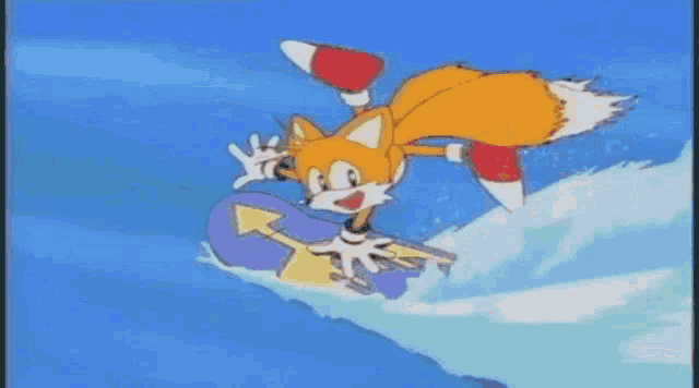 a pixelated image of sonic the hedgehog sitting on a chair