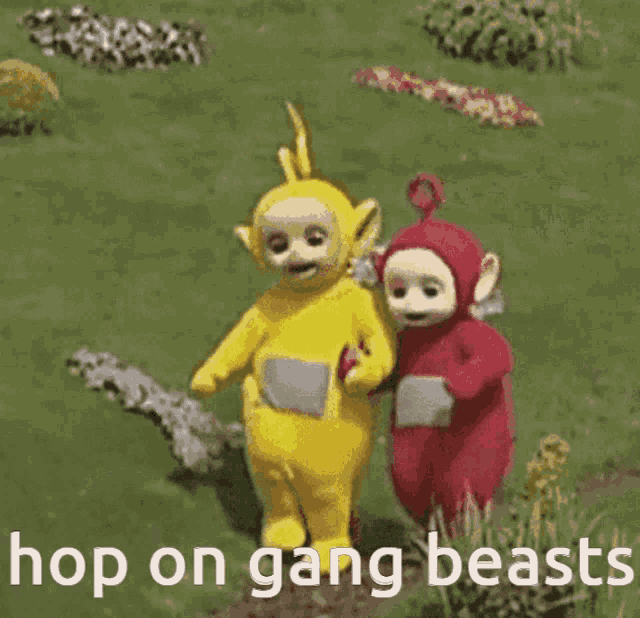 Gang Beasts Play GIF - Gang Beasts Play Hop On GIFs