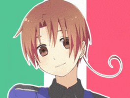 a drawing of a boy with a long tail