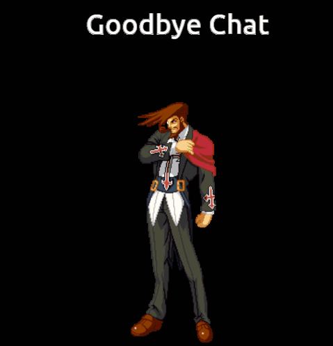 Goodbye Chat Slayer GIF - Goodbye Chat Slayer Guilty Gear GIFs