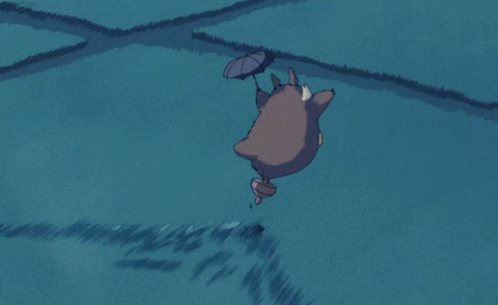 Totoro Flying GIF - Totoro Flying Spinning GIFs