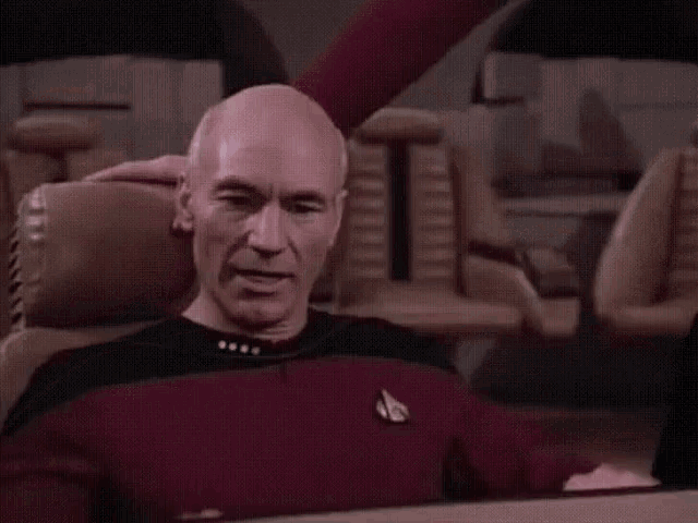 Typing Star Trek GIF - Typing Star Trek Patrick Stewart GIFs