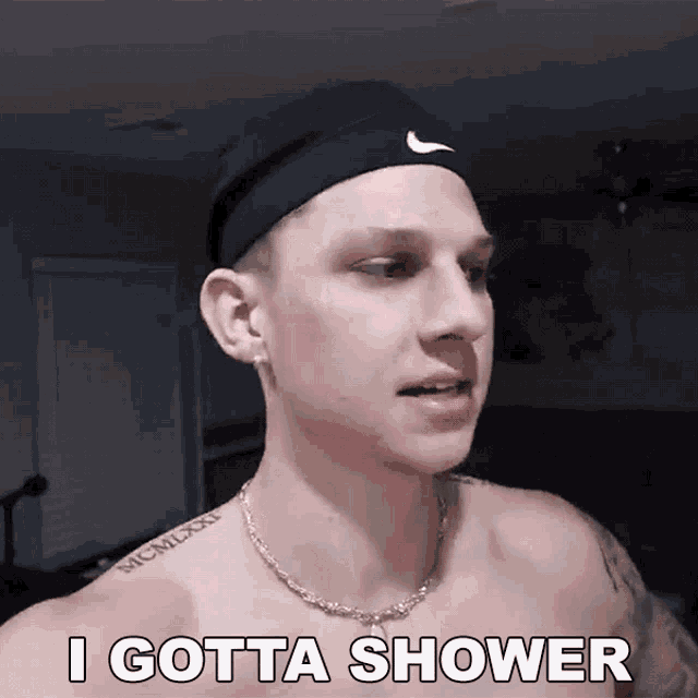 I Gotta Shower Conner Bobay GIF - I Gotta Shower Conner Bobay Britt And Conner GIFs