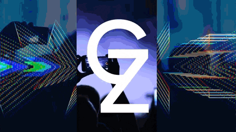 a collage of images with the letter g in the center