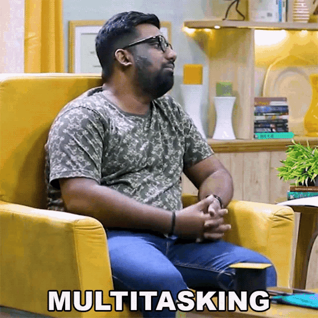 Multitasking Manan Desai GIF