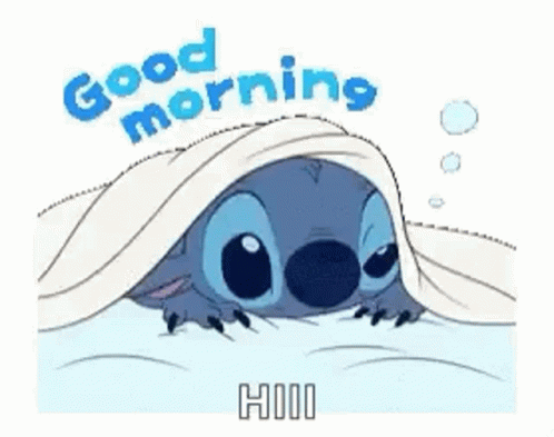 Hii Good Morning GIF - Hii Good Morning Stitch GIFs