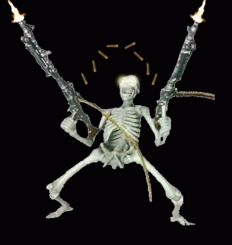 Excited Skeleton GIF - Excited Skeleton Dual GIFs