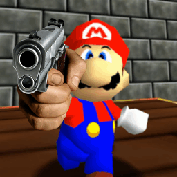 Mario 64 Gun GIF - Mario 64 Gun GIFs