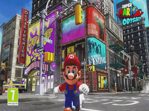 Mario Jumpscare GIF