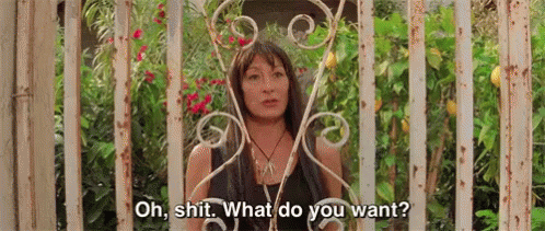 May I Help You GIF - Agnes Browne Oh Shit What Do You Want GIFs
