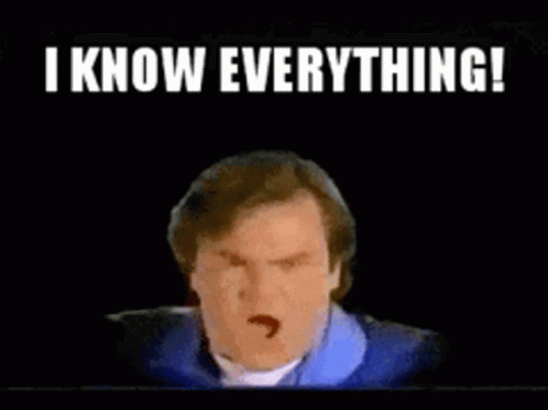 I Know Everything Heat Vision And Jack GIF - I Know Everything Heat Vision And Jack Jack Black GIFs