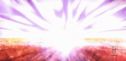 a purple and red background with a purple light coming out of it
