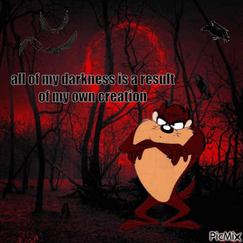 Looney Tunes Tasmanian Devil GIF - Looney Tunes Tasmanian Devil Goth GIFs