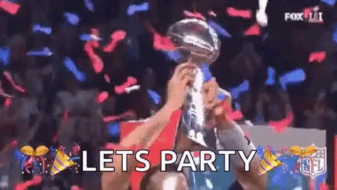 Tom Brady Superbowl51 GIF - Tom Brady Superbowl51 Lets Party GIFs