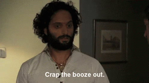 Jason Mantzoukas Crap GIF - Jason Mantzoukas Crap The Booze Out GIFs
